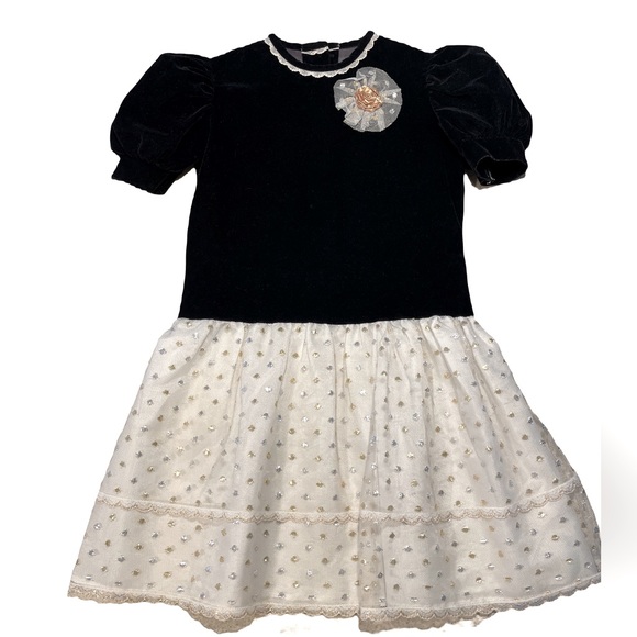 Vintage Girls Holiday Dress - Picture 1 of 4